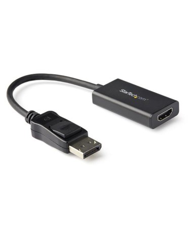 StarTech.com Adaptador DisplayPort a HDMI con HDR - 4K 60Hz - Negro