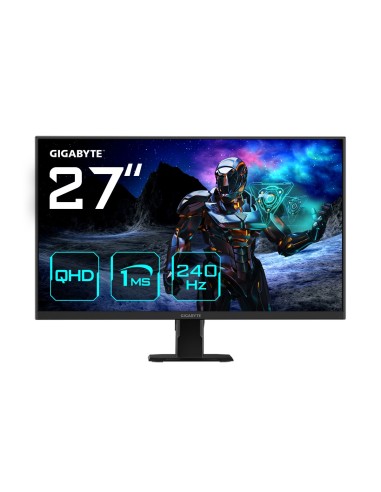 GIGABYTE GS27Q X 27" Monitor de Juego QHD - 2560 x 1440 (QHD), 240Hz, 1ms, 250 cd m2, FreeSync Premium Pro, HDR Ready, HDMI