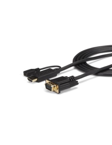 StarTech.com Cable de 91cm Conversor Activo HDMI a VGA - Adaptador 1920x1200 1080p