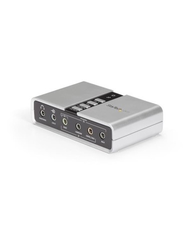 StarTech.com Tarjeta de Sonido 7,1 USB Externa Adaptador Conversor puerto SPDIF Audio Digital Óptico