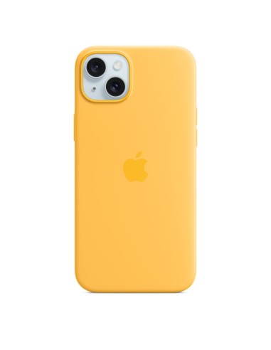 Apple Funda de silicona con MagSafe para el iPhone 15 Plus - Amarillo solar