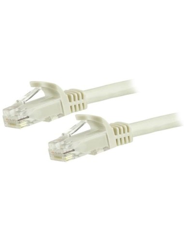 StarTech.com Cable de Red Ethernet Cat6 Snagless de 3m Blanco - Cable Patch RJ45 UTP