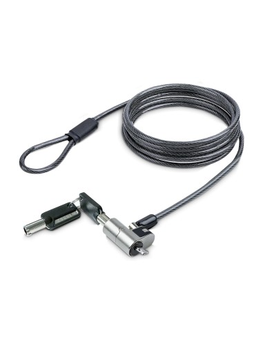 StarTech.com NANOK-LAPTOP-LOCK cable antirrobo Negro, Plata 2 m