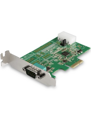 StarTech.com Tarjeta Adaptadora Serie PCI Express RS232 de 4 Puertos - Tarjeta Controladora Serie PCIe RS232 - PCIe a Serie DB9