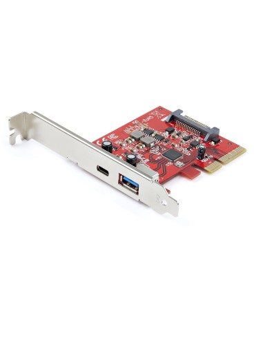 StarTech.com Tarjeta PCI Express USB-C USB-A de 2 Puertos - USB 3.2 Gen 2 (10Gbps) Tipo C - Hub Interno USB para Windows Mac y