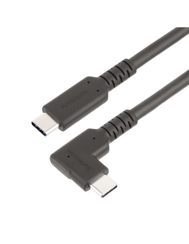 StarTech.com Cable de 2m USB-C Resistente Acodado a la Derecha - USB 3.2 Gen 1 (5 Gbps) - Cable de Transferencia USB Tipo C -