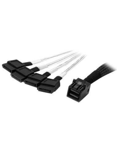 StarTech.com Cable Mini SAS Interno a SATA de 1m - Cable SFF-8643 a 4x SATA