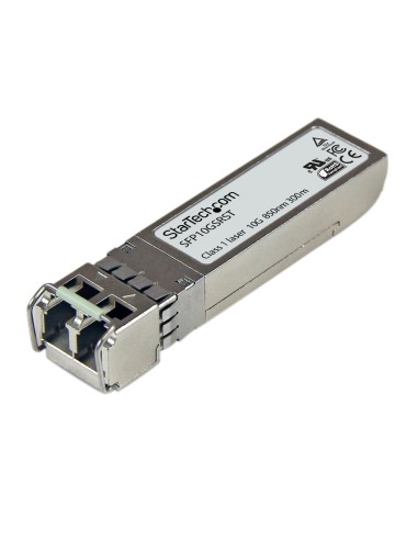 StarTech.com Módulo SFP+ Compatible con Cisco SFP-10G-SR - 10GBASE-SR - Fibra multimodo de 10GbE - SFP+ Ethernet Gigabit 10Gb -