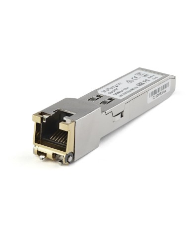 StarTech.com Módulo Transceptor SFP Compatible con el Modelo SFP-1G-T de Dell EMC - 1000BASE-T - SFP a RJ45 Cat6   Cat5e - SFP