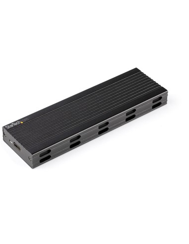 StarTech.com Caja Externa USB-C de 10Gbps a NVMe M.2 or SSD SATA M.2 - Carcasa de Aluminio Portátil para SSD NGFF M.2 PCIe SATA