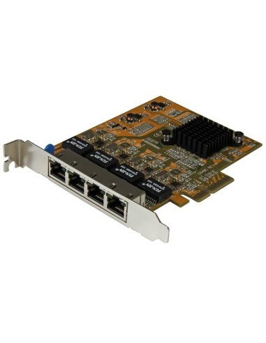 StarTech.com Tarjeta de Red PCI Express Ethernet Gigabit con 4 Puertos RJ45