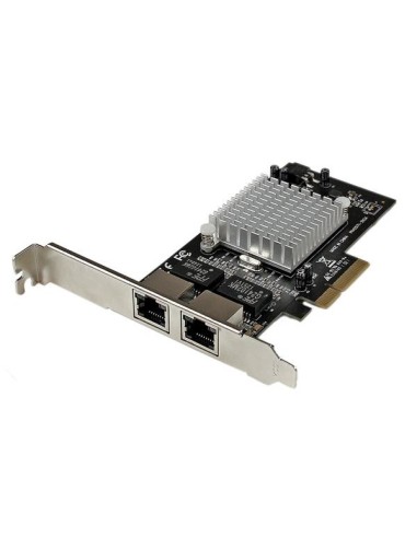 StarTech.com Tarjeta Adaptador de Red PCI Express PCI-E Gigabit Ethernet con 2 Puertos RJ45 Chipset Intel i350