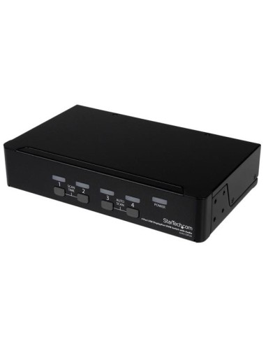 StarTech.com Conmutador Switch KVM 4 puertos Vídeo DisplayPort DP Hub Concentrador USB 2.0 Audio - 2560x1600