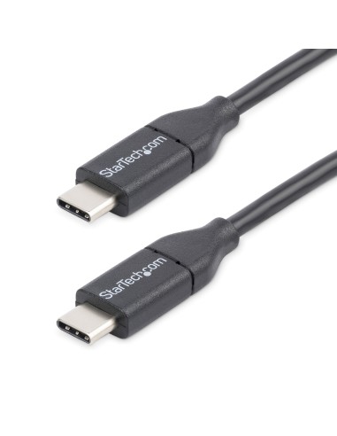 StarTech.com Cable de 3m USB-C a USB-C Macho a Macho USB 2.0 - Cable USB Tipo C - Cable USBC - Cable Cargador para Móvil USBC