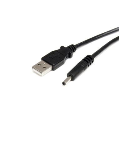 StarTech.com Cable Adaptador de Alimentación de 90cm USB a Conector Coaxial Tipo H 5V DC - Macho a Macho