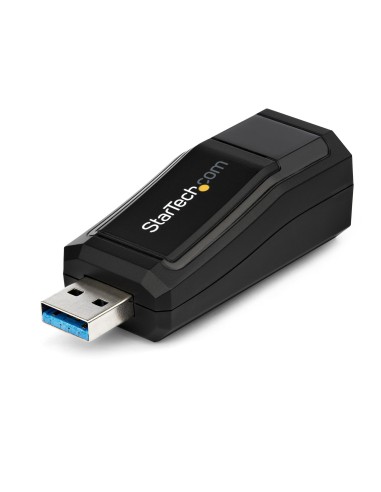 StarTech.com Adaptador Tarjeta de Red Externa NIC USB 3.0 a 1 Puerto Gigabit Ethernet 1Gbps RJ45 USB A Sin Dongle