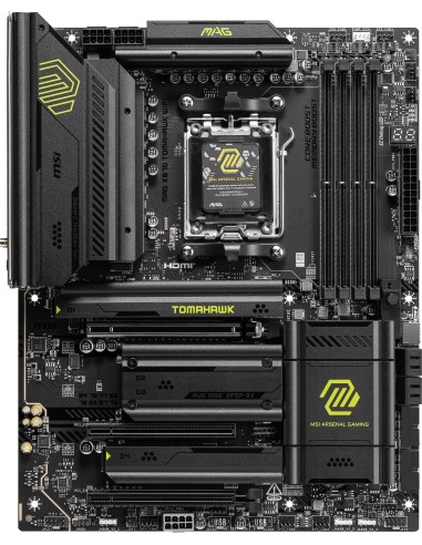 MSI MAG X870 TOMAHAWK WIFI placa base AMD X870 Zócalo AM5 ATX