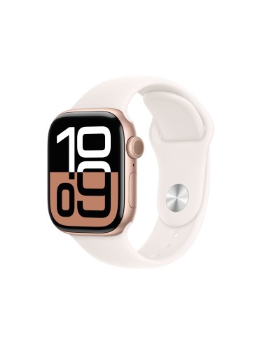 Apple Watch Series 10 OLED 42 mm Digital 374 x 446 Pixeles Pantalla táctil Oro rosa Wifi GPS (satélite)