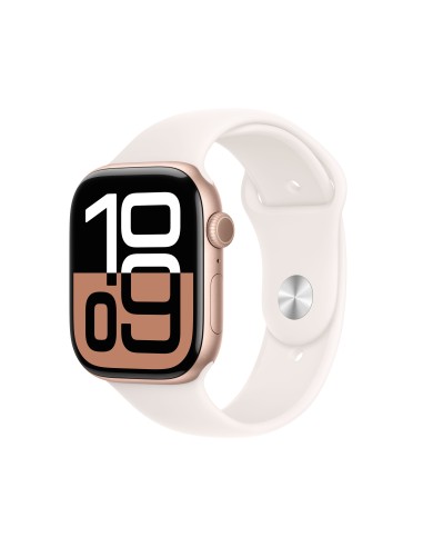 Apple Watch Series 10 OLED 46 mm Digital 416 x 496 Pixeles Pantalla táctil Oro rosa Wifi GPS (satélite)