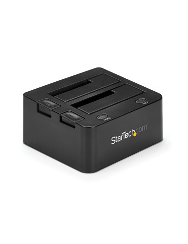 StarTech.com Docking Station de 2 Bahías USB 3.0 a SATA - Base de Acoplamiento USB de Discos Duros SSD SATA I II III de