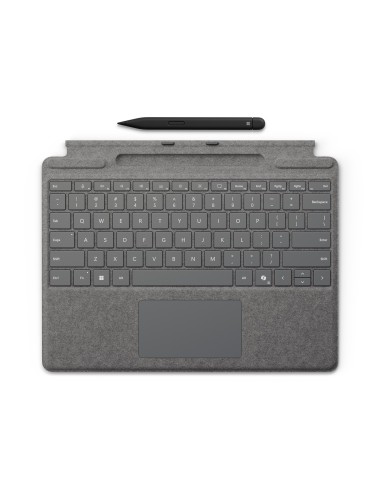 Microsoft 8X8-00175 teclado para móvil Microsoft Cover port Platino