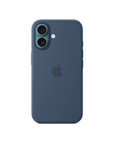 Apple Funda de silicona con MagSafe para el iPhone 16 - Azul denim