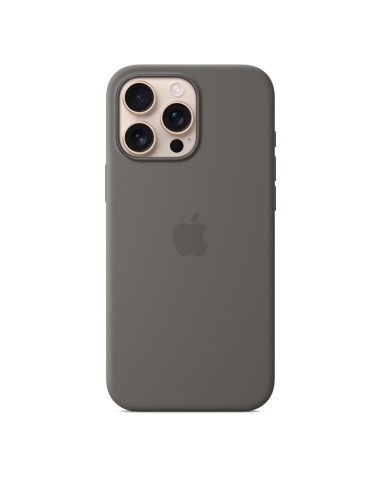 Apple Funda de silicona con MagSafe para el iPhone 16 Pro Max - Gris piedra