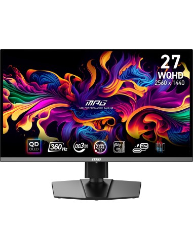 MSI MPG 271QRX QD-OLED pantalla para PC 67,3 cm (26.5") 2560 x 1440 Pixeles Wide Quad HD QDOLED Negro