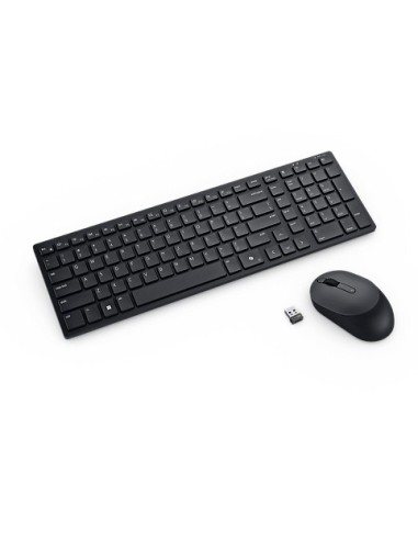 DELL KM555 teclado Ratón incluido Universal RF Wireless + Bluetooth QWERTY Español Negro