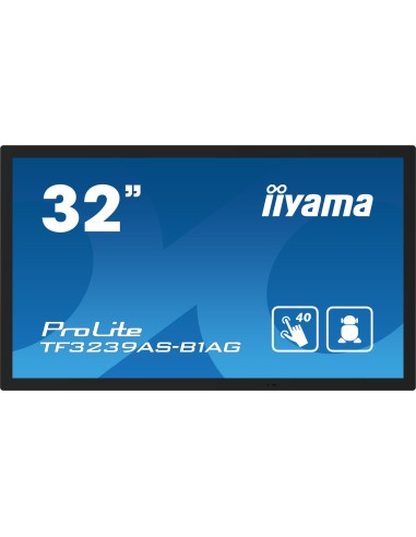 iiyama TF3239AS-B1AG pantalla de señalización Pantalla plana para señalización digital 80 cm (31.5") LED 500 cd   m² 2.4K Ultra