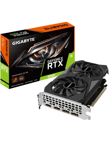 GIGABYTE GeForce RTX 3050 WINDFORCE OC 6G NVIDIA 6 GB GDDR6