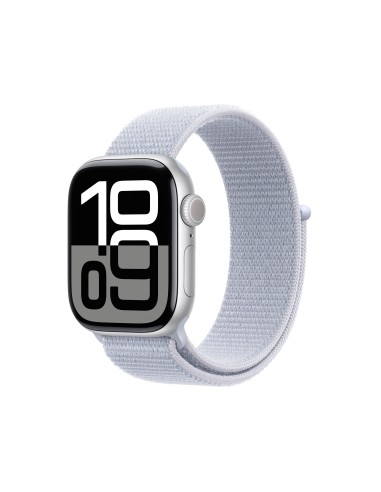 Apple Watch Series 10 OLED 42 mm Digital 374 x 446 Pixeles Pantalla táctil Plata Wifi GPS (satélite)