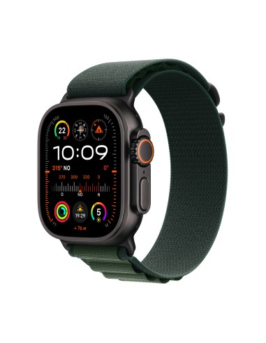 Apple Watch Ultra 2 OLED 49 mm Digital 410 x 502 Pixeles Pantalla táctil 4G Negro Wifi GPS (satélite)