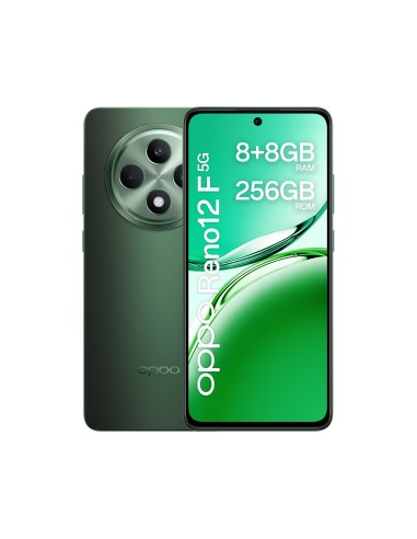 OPPO Reno12 F 5G 16,9 cm (6.67") SIM doble Android 14 USB Tipo C 8 GB 256 GB 5000 mAh Negro, Verde