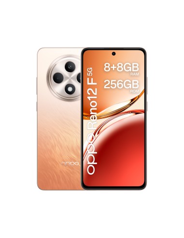 OPPO Reno12 F 5G 16,9 cm (6.67") SIM doble Android 14 USB Tipo C 8 GB 256 GB 5000 mAh Ámbar, Naranja