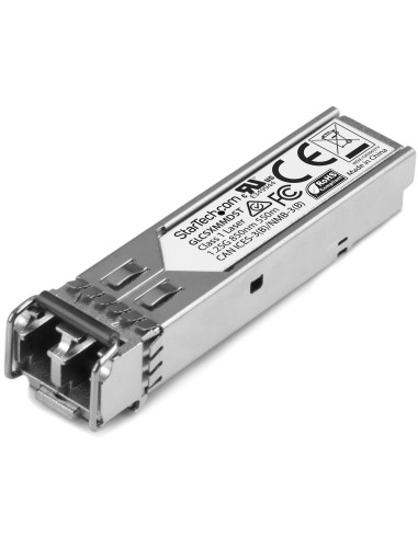 StarTech.com Módulo Tranceptor SFP compatible con Cisco GLC-SX-MMD - 1000BASE-SX - Multimodo 1GbE - SFP Ethernet Gigabit 1GE -