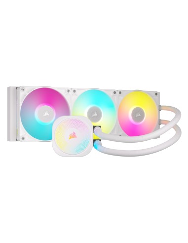 Corsair iCUE LINK TITAN RX RGB Procesador Sistema de refrigeración líquida todo en uno 12 cm Blanco 1 pieza(s)