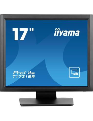 iiyama ProLite T1731SR-B1S pantalla para PC 43,2 cm (17") 1280 x 1024 Pixeles SXGA LCD Pantalla táctil Negro