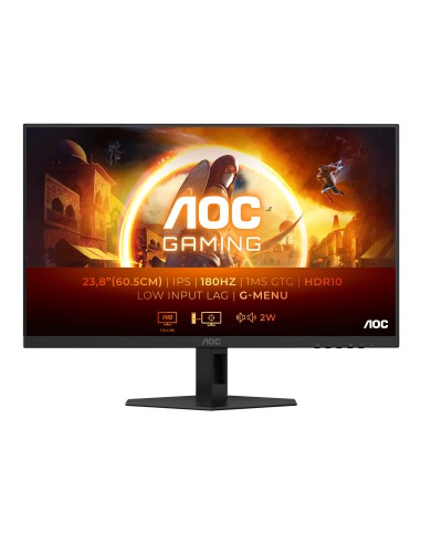 AOC 24G4XE pantalla para PC 60,5 cm (23.8") 1920 x 1080 Pixeles Full HD LCD Negro, Gris