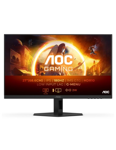 AOC 27G4XE pantalla para PC 68,6 cm (27") 1920 x 1080 Pixeles Full HD LCD Negro, Gris