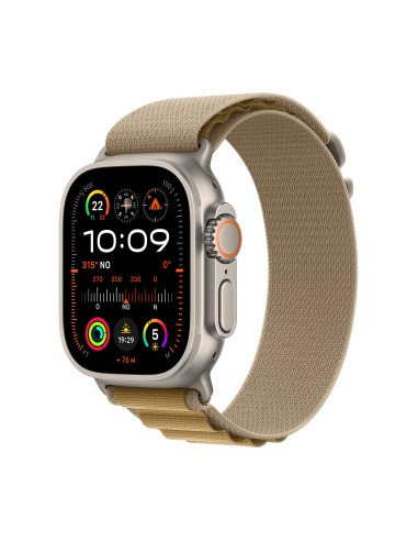 Apple Watch Ultra 2 OLED 49 mm Digital 410 x 502 Pixeles Pantalla táctil 4G Titanio Wifi GPS (satélite)