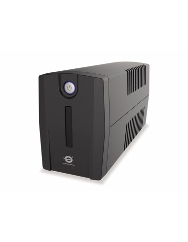 Conceptronic ZEUS07ES sistema de alimentación ininterrumpida (UPS) Línea interactiva 1 kVA 600 W 2 salidas AC