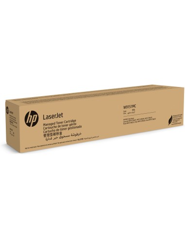 HP Cartucho de tóner LaserJet Managed W9151MC de alta capacidad cian