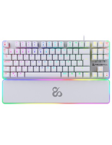 Newskill Gaming Gungnyr TKL Pro Ivory teclado Juego USB QWERTY Español Blanco