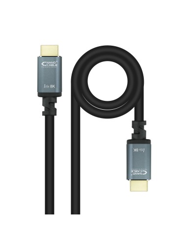 Nanocable Cable HDMI 2.1 IRIS 8K A M-A M, Negro, 10 Metros