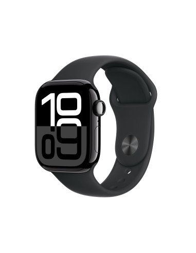 Apple Watch Series 10 OLED 42 mm Digital 374 x 446 Pixeles Pantalla táctil Negro Wifi GPS (satélite)