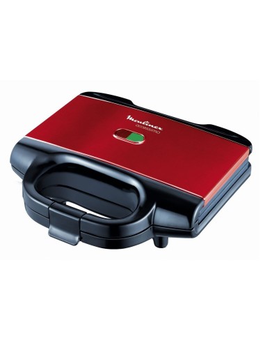 Moulinex SM180811 sandwichera 650 W Negro, Rojo