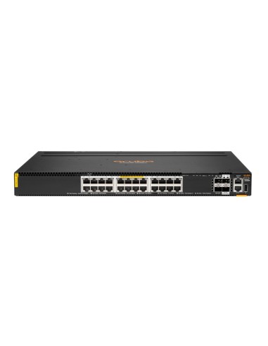 HPE Aruba Networking R8S89A switch Gestionado 10G Ethernet (100 1000 10000) Energía sobre Ethernet (PoE) Negro