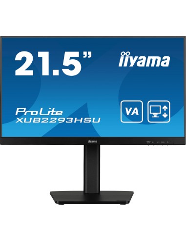 iiyama ProLite XUB2293HSU-B7 pantalla para PC 54,6 cm (21.5") 1920 x 1080 Pixeles Full HD LED Negro