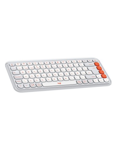 Logitech POP ICON KEYS teclado inalámbrico Bluetooth, escritura cómoda, teclas programables, cambio fácil entre hasta 3